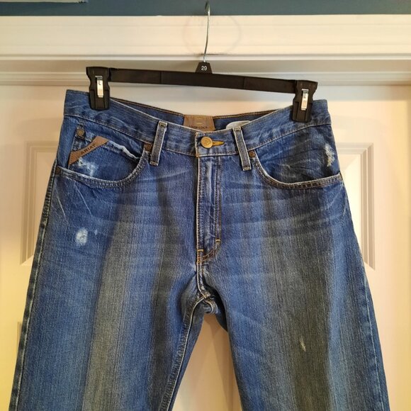 Ariat Jeans Mens 31x36 Straight Leg Cowboy Rancher Rodeo Workwear 100% Cotton - Picture 3 of 12